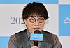 Japanese director and animator Makoto Shinkai speaks during a press conference held at MegaBox Seongsu branch in eastern Seoul on Wednesday. [YONHAP]