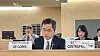 South Korean Ambassador to Geneva Yun Seong-deok speaks during the UN Human Rights Council's universal periodic review of North Korea in Geneva, on Nov. 7, 2024. [SOUTH KOREAN PERMANENT MISSION TO GENEVA]