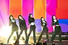 Girl group NewJeans performs during the first KCON held in Saudi Arabia this year on Sept. 30 and Oct. 1. [CJ ENM]