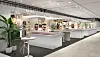 Amore Store in Cheongyangni in eastern Seoul which opened Wednesday. Visitors can try out various products without actually putting makeup on using the augmented reality technology. [LOTTE DEPARTMENT STORE]