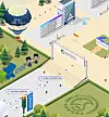 Six universities in Seoul, including Seoul National University and Yonsei University, are holding an online job fair through metaverse platform Gather Town where job seekers can meet with HR managers from companies through their avatars. On Wednesday, Samsung Electronics also held a job fair on Gather Town. [SUNGKYUNKWAN UNIVERSITY]