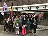 King Philippe and Queen Matilde visit Marie-Helene Brasseur, Belgian doctor, who has been serving in Korea since 1972 at the Jeon Jin Sang Clinic she helped establish. [EMBASSY OF BELGIUM IN KOREA]