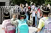 First graders at Maeyeoul Elementary School in Suwon, Gyeonggi, are greeted by their masked parents after their first day back to classes on Wednesday. The second batch of students, including kindergartners and first and second graders, returned to school for the first time Wednesday amid continued coronavirus concerns. [NEWS1]