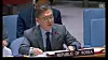 Hwang Joon-kook, South Korean ambassador to the United Nations, addresses the members of the UN Security Council in a meeting on Monday to discuss the North's latest military provocation. [SCREEN CAPTURE]