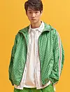 Beanpole jacket featuring hangul.[SAMSUNG C&T]