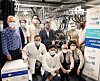 Employees and researchers at Hyundai Motor Group, Saudi Arabia's state-run oil company Aramco and King Abdullah University of Science and Technology (Kaust) pose for a photograph. Hyundai Motor Group announced Wednesday it agreed to jointly develop an ultra-lean burn engine and other technologies to reduce carbon dioxide emissions with Aramco and Kaust. [HYUNDAI MOTOR GROUP]