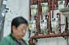 Electricity meters are set up at a residential building in Seoul on May 15. [YONHAP]