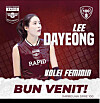 An image posted on Lee Da-yeong’s Instagram account on Tuesday shows an announcement from Rapid Bucuresti celebrating her new contract with the club. [SCREEN CAPTURE]