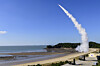 LIG Nex1's medium-range surface-to-air missiles (M-SAM), also known as Skybolts, are being fired during a military exercise in Korea in 2024. [LIG NEX1]