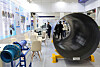 Related people view enterprise water products during Water Korea at Kintex in Goyang, Gyeonggi, on March 19. [YONHAP]