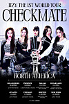 A poster for ITZY's first world tour [JYP ENTERTAINMENT]