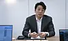 Kim Yong-hun, the SK Telecom vice president leading its AI business, speaks during an interview with the Korean press on Wednesday during CES 2024 in Las Vegas. [SK GROUP]