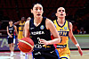 Kang Lee-seul drives to the basket during the 2022 FIBA Women's Basketball World Cup match between Bosnia and Herzegovina and Korea at Qudos Bank Arena in Sydney, Australia, on Saturday. [EPA/YONHAP]