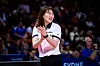 Korean national team head coach Jung Sun-min claps during Korea's 2022 FIBA Women's Basketball World Cup match against Bosnia and Herzegovina at Qudos Bank Arena in Sydney, Australia, on Saturday. [FIBA]