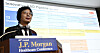 Hanmi Pharmaceutical CEO Kwon Se-chang talks during the online J.P. Morgan HealthCare Conference. [HANMI PHARMACEUTICAL]
