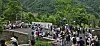 General visitors wait in a queue to see pandas at Wolong Shenshuping Panda Base in Sichuan Province in China on Wednesday. [NEWS1]