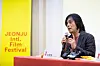 Lee Chang-dong speaks at Jeonju Jungbu Vision Center for his special exhibition 'Lee Chang-dong: The Truth of the Invisible' organized by the 23rd Jeonju International Film Festival. [YONHAP]