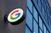 A sign is seen at the entrance to the Google retail store in the Chelsea neighborhood of New York City on June 17. [REUTERS/YONHAP]