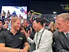 Patriots and Veterans Affairs Minister Park Min-shik, center, with Prince Harry, right, founder of the Invictus Games, at wheelchair rugby match at Dusseldorf, Germany, on Sunday. [MINISTRY OF PARTRIOTS AND VETERANS AFFAIRS]