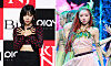 Kim Nam-joo of girl group Apink, left, and YooA of Oh My Girl [EACH AGENCY]