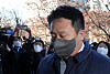 Daniel Shin, co-founder of Terraform Labs, arrives at the Seoul Southern District Court on Friday. [NEWS1]