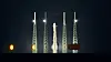 Space X Falcon X launch vehicle, which will carry Korea's first lunar orbiter into space, is ready at the launch site at the Cape Canaveral Space Force Station, Florida, on Wednesday, local time. [MINISTRY OF SCIENCE AND ICT]