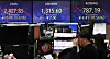 A screen in Hana Bank's trading room in central Seoul shows stock and foreign exchange markets close on Thursday. [YONHAP]