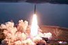 A file image of North Korea firing a ballistic missile during a drill on March 14. [YONHAP]
