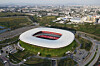 A photo of Akron Stadium, a 2026 FIFA World Cup venue, in Guadalajara, Mexico, as seen on Oct. 16, 2025 [AP/YONHAP]