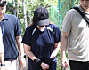 A woman on Thursday leaves a vegetable garden in Gimpo, Gyeonggi where she allegedly dumped the body of her one-day-old daughter in 2016. [YONHAP]