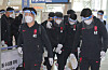 Korean national football team players, who will play a friendly match against Japan on Thursday, leave for Japan from Incheon International Airport on Monday morning. [YONHAP]