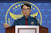 Seoul Namdaemun Police Precinct chief Ryu Jae-hyeok speaks during a press briefing regarding the deadly car crash that occurred by Seoul City Hall on Thursday. [YONHAP]