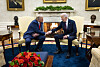 President-elect Donald Trump shakes hands with President Joe Biden as they meet in the Oval Office of the White House in Washington, on Wednesday, Nov. 13, 2024. (Doug Mills/The New York Times)