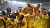 Borussia Dortmund celebrate reaching the 2023-24 Champions League final. [ONE FOOTBALL]
