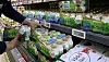 Namyang Dairy Products Bulgaris drinks are displayed at a mart in Seoul last month. [NEWS1]
