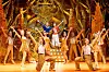 A scene from the Korean production of ″Aladdin″ featuring Jung Sung-hwa as Genie, left, and Park Kang-hyun as Aladdin [S&CO]