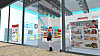 An avatar stands in a virtual GS25 branch created on Naver's metaverse application Zepeto. The virtual branch opened on Wednesday, along with a cafe, kitchen and an area where users can play games with each other. [GS RETAIL]