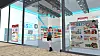 An avatar stands in a virtual GS25 branch created on Naver's metaverse application Zepeto. The virtual branch opened on Wednesday, along with a cafe, kitchen and an area where users can play games with each other. [GS RETAIL]