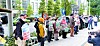 Activists stage a protest in front of Mitsubishi Heavy Industries in Tokyo on Oct. 10, demanding that the company apologize and compensate Korean victims of wartime forced labor. [YONHAP]