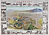 The map of Gyeongbok Palace promoting the Chosun Exhibition held in 1929 to mark the 20th anniversary of the Japanese colony in Korea. [NATIONAL PALACE MUSEUM OF KOREA]