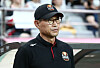 An Ik-soo watches a K League game between FC Seoul and the Pohang Steelers at Seoul World Cup Stadium in Mapo District, western Seoul on Aug. 4. [NEWS1]