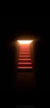 Visitors are guided to walk up the stairs, following the light. [FABRIKR]