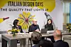 From left: Chang Ju-young, a design professor at Dongseo University, Italian architect Ico Migliore and one of Migliore’s graduate students, Yu Ji-na, during the 2023 Italian Design Day on Thursday at High Street Italia in southern Seoul [EMBASSY OF ITALY IN KOREA]