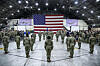 A ceremony launching a South Korea-based United States Space Force unit takes place at Osan Air Base in Pyeongtaek, Gyeonggi on Wednesday. [JOINT PRESS CORPS]