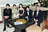 The cast of 'Broker' and Kore-eda after the closing ceremony of the 75th Cannes International Festival on May 28. [CJ ENM]
