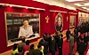 Delegates attending the 8th Congress of the Workers' Party in Pyongyang admire Kim Jong-un's portrait in marshal regalia, as shown in this state media photograph. [YONHAP]