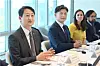 Industry Minister Ahn Duk-geun speaks during a meeting with a U.S. delegation of seven senators in Seoul on Tuesday. [YONHAP]