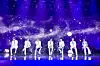 BTS members during Lotte Duty Free’s annual family concert that took place online on Sunday. [LOTTE DUTY FREE]