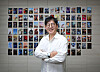Westworld CEO Daniel Son poses for a photo after an interview with the Korea JoongAng Daily at the company's headquarters in Goyang, Gyeonggi, on Friday. [PARK SANG-MOON]