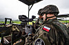 Polish soldiers taking part in an international training course offered by Korea's army test the K6 heavy machine gun, in this photo provided by the Korean Army on July 18. [REPUBLIC OF KOREA ARMY]